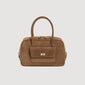 Le Mymi Bag Ezmeh Bag In Suede Taupe