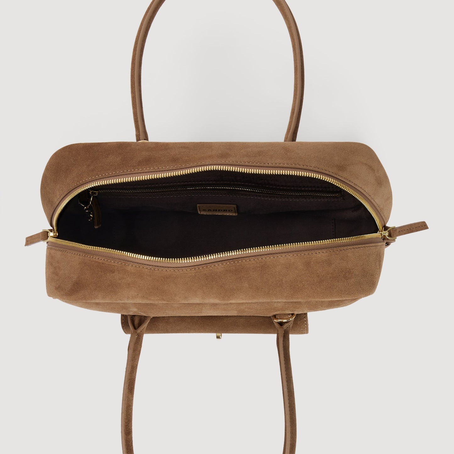 Le Mymi Bag Ezmeh Bag In Suede TAUPE