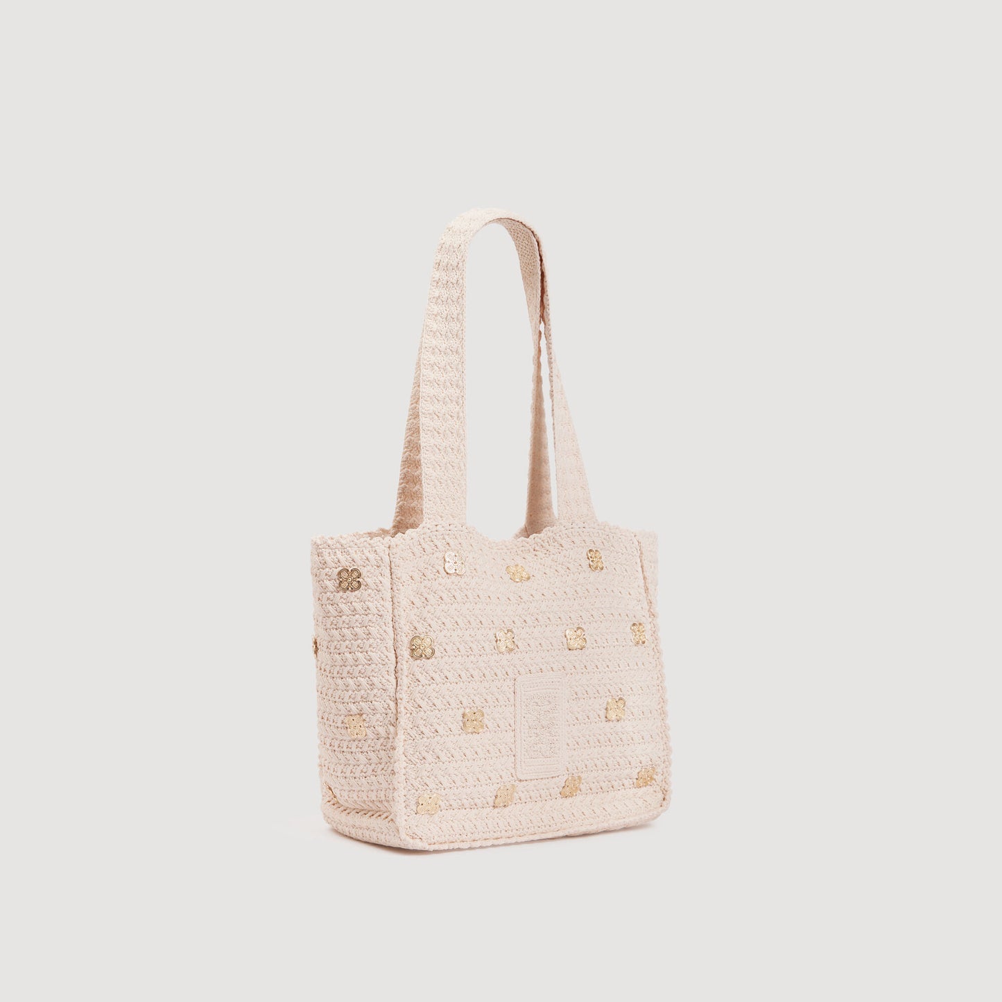 Ysee Crochet Bag With Tassels Ecru
