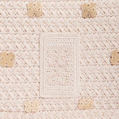 Ysee Crochet Bag With Tassels Ecru