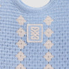 Ollie Two-Tone Crochet Bag Sky Blue