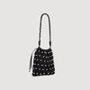Soane Studded Net Mesh Bag Black