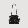 Soane Studded Net Mesh Bag Black