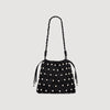 Soane Studded Net Mesh Bag Black