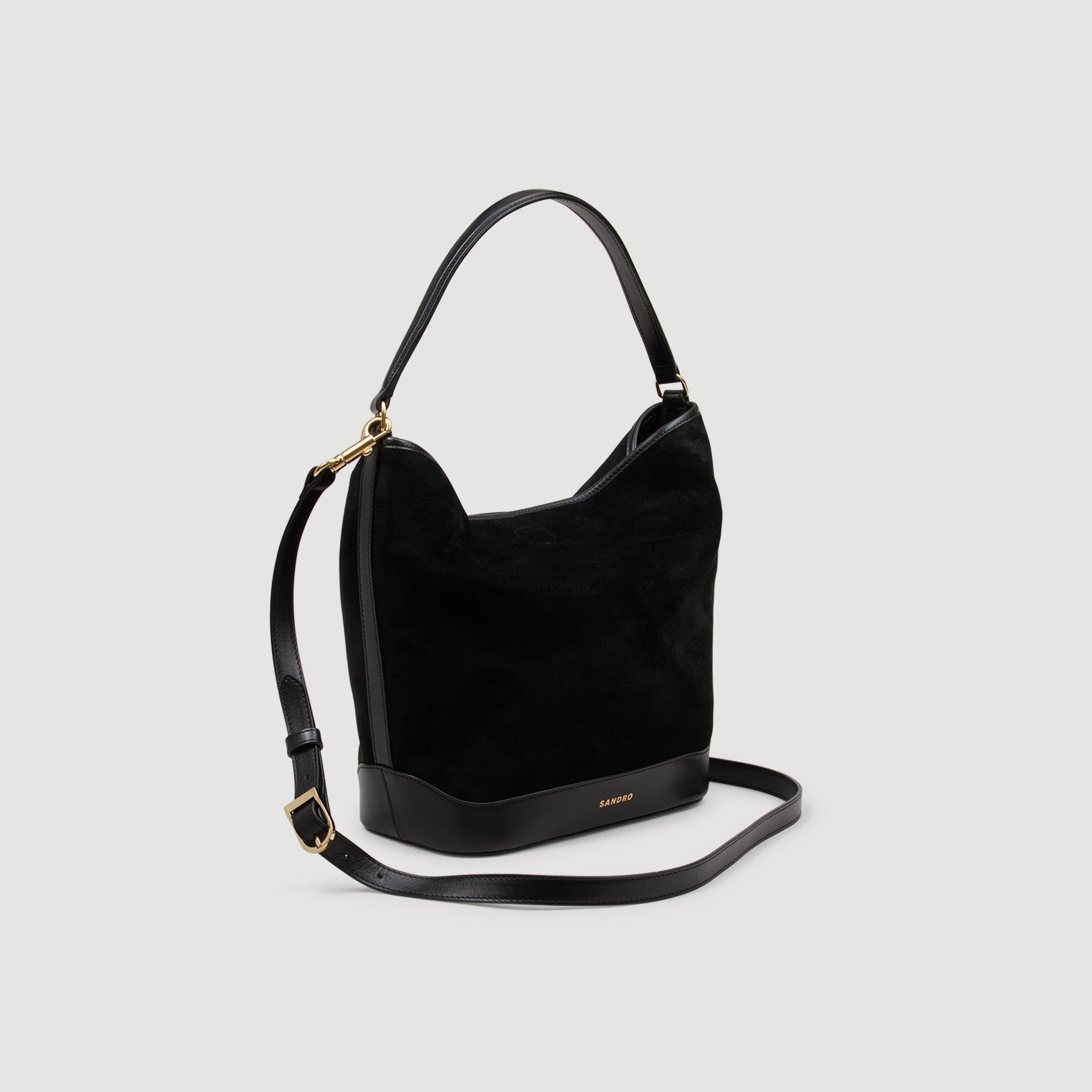 Tangoso Leather Bucket Bag Tangoso Black