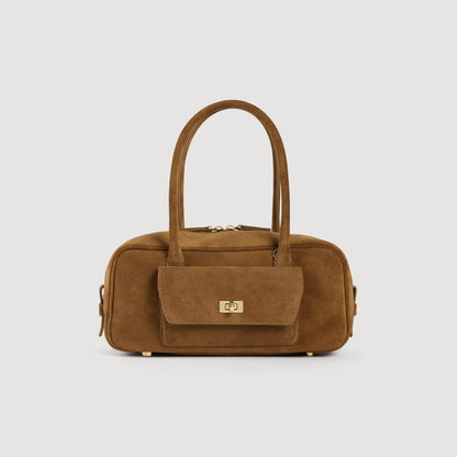 Ezmehralda EZMEHRALDA suede bag Beige
