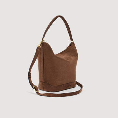 Tangoso  Compact Leather Bag Brown