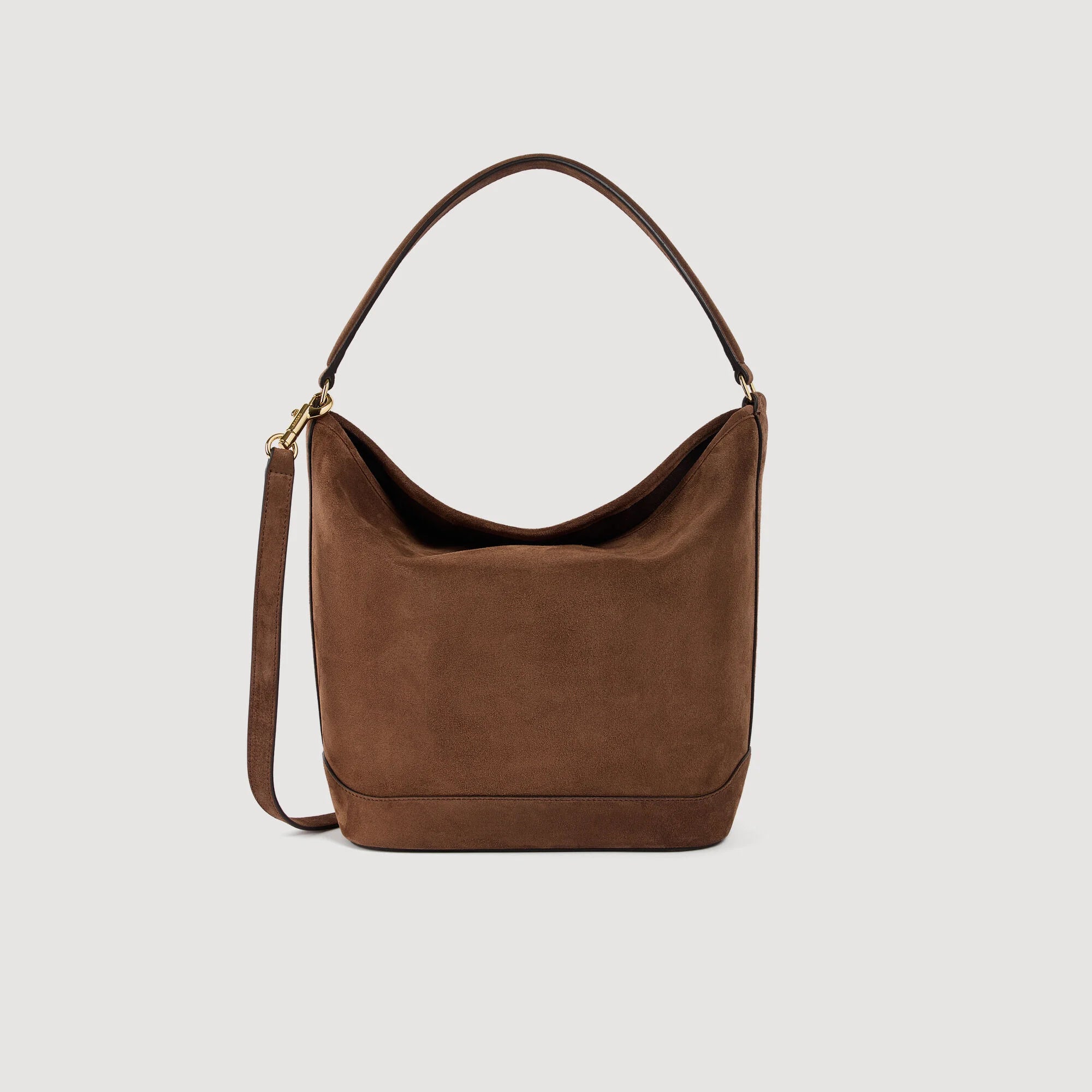 Tangoso  Compact Leather Bag Brown