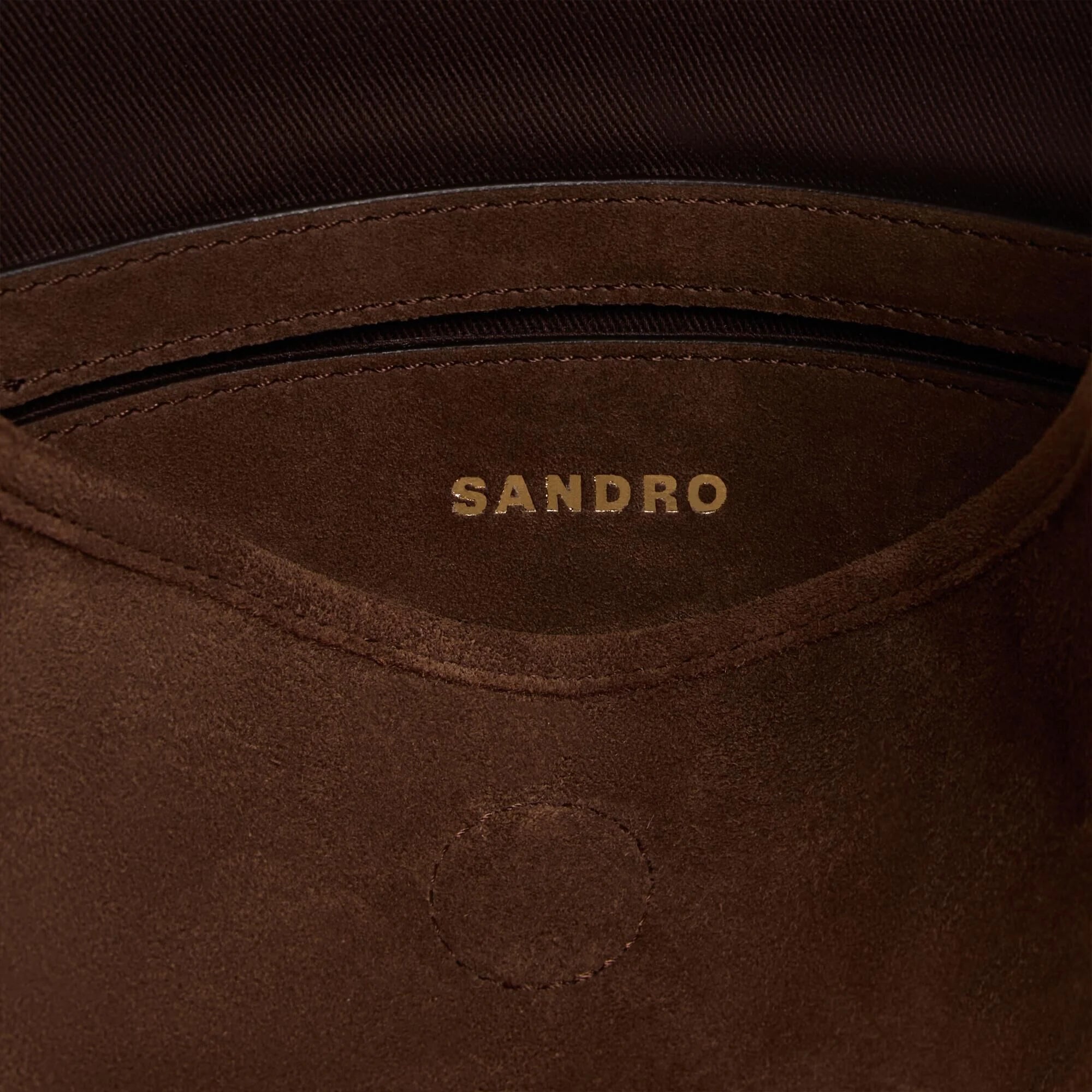 Tangoso  Compact Leather Bag Brown