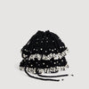 Chlo Beaded Knit Bag Black