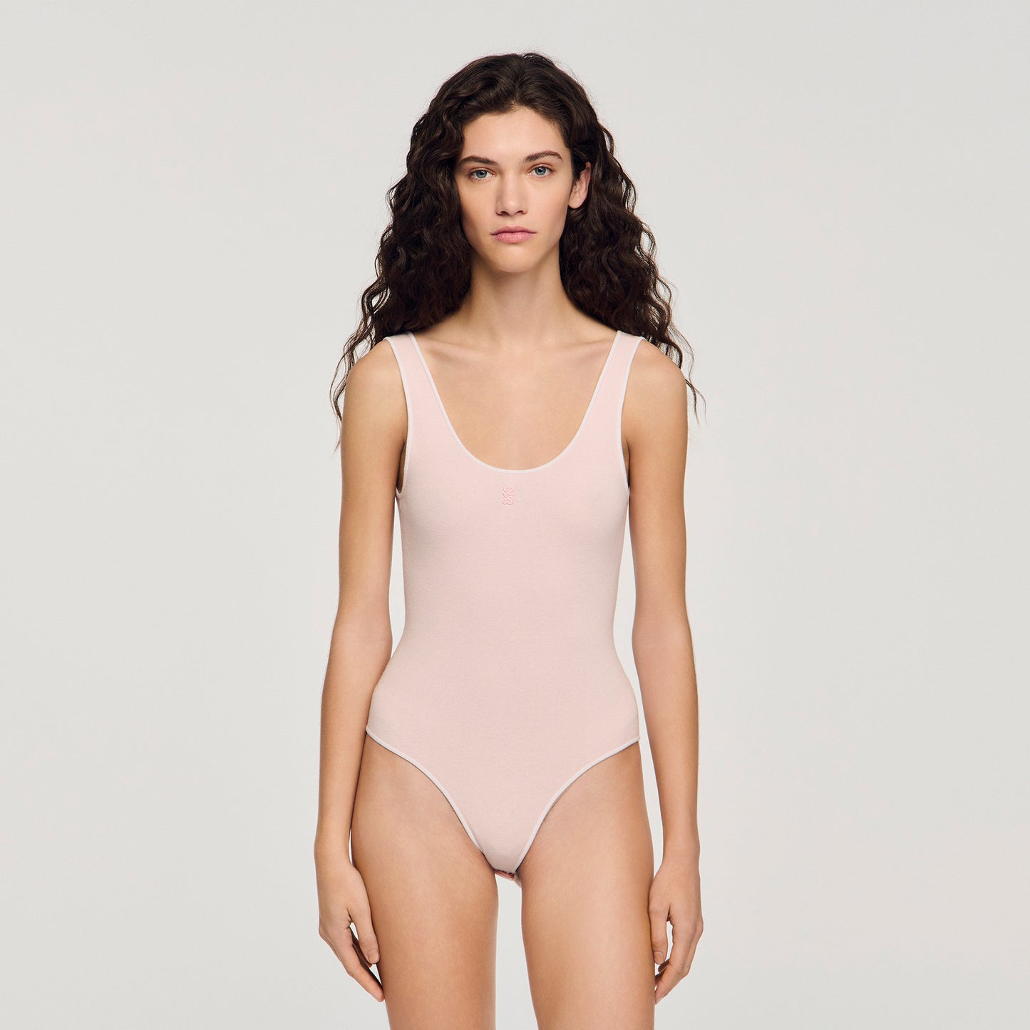 Katia Knit Bodysuit Light Pink