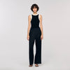Imae Two-Tone Knit Bodysuit Black