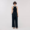 Imae Two-Tone Knit Bodysuit Black