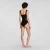 Dalyna Studded knit bodysuit Black