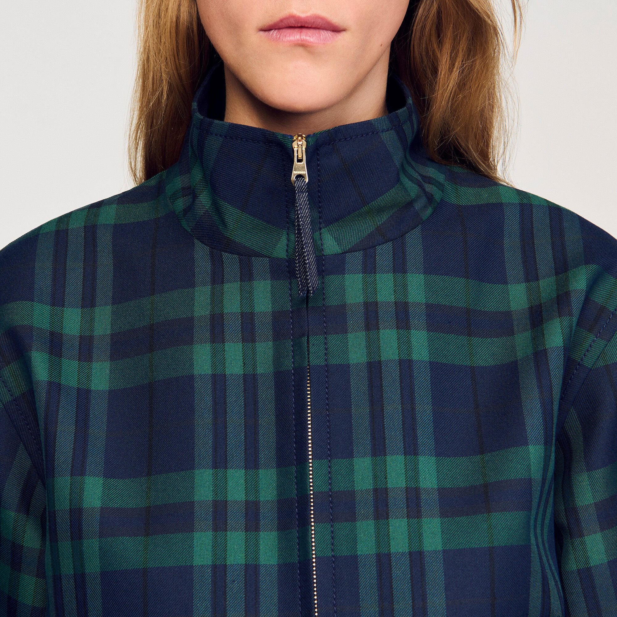 Vassili Checked Jacket Green / Blue