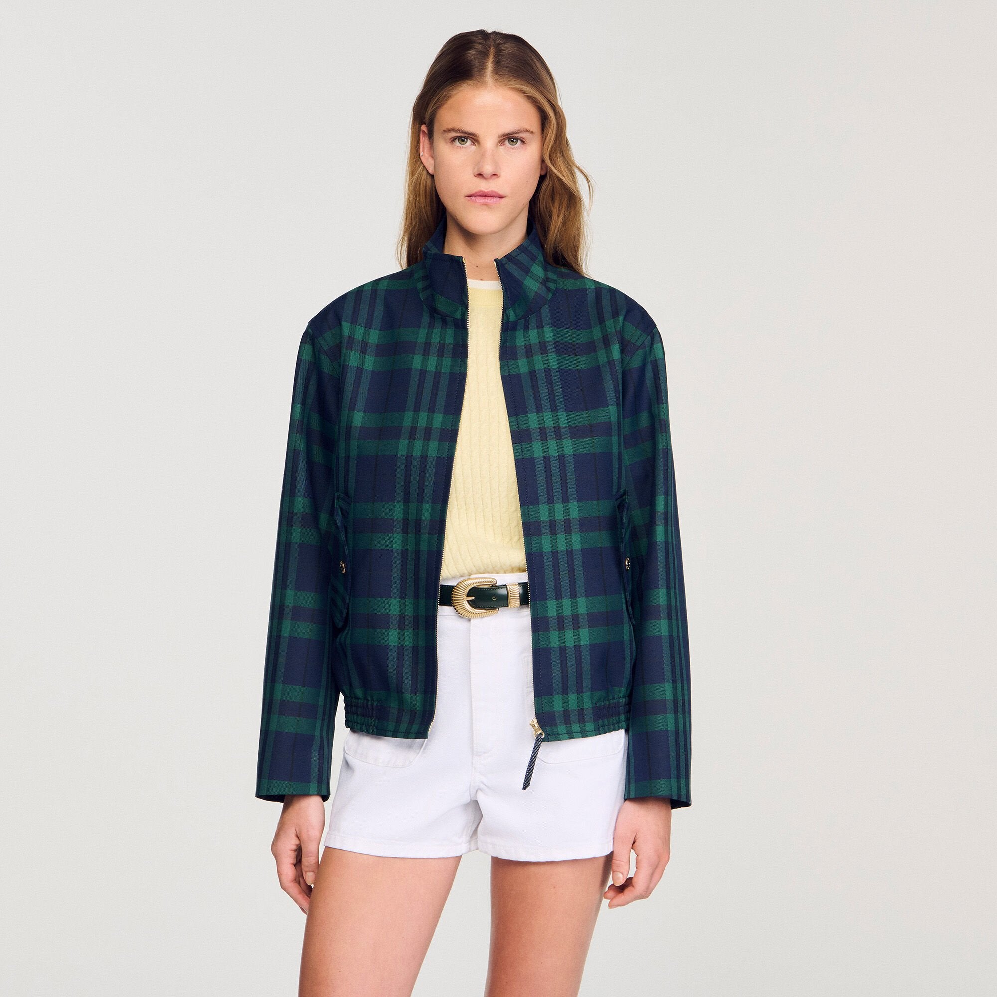 Vassili Checked Jacket Green / Blue