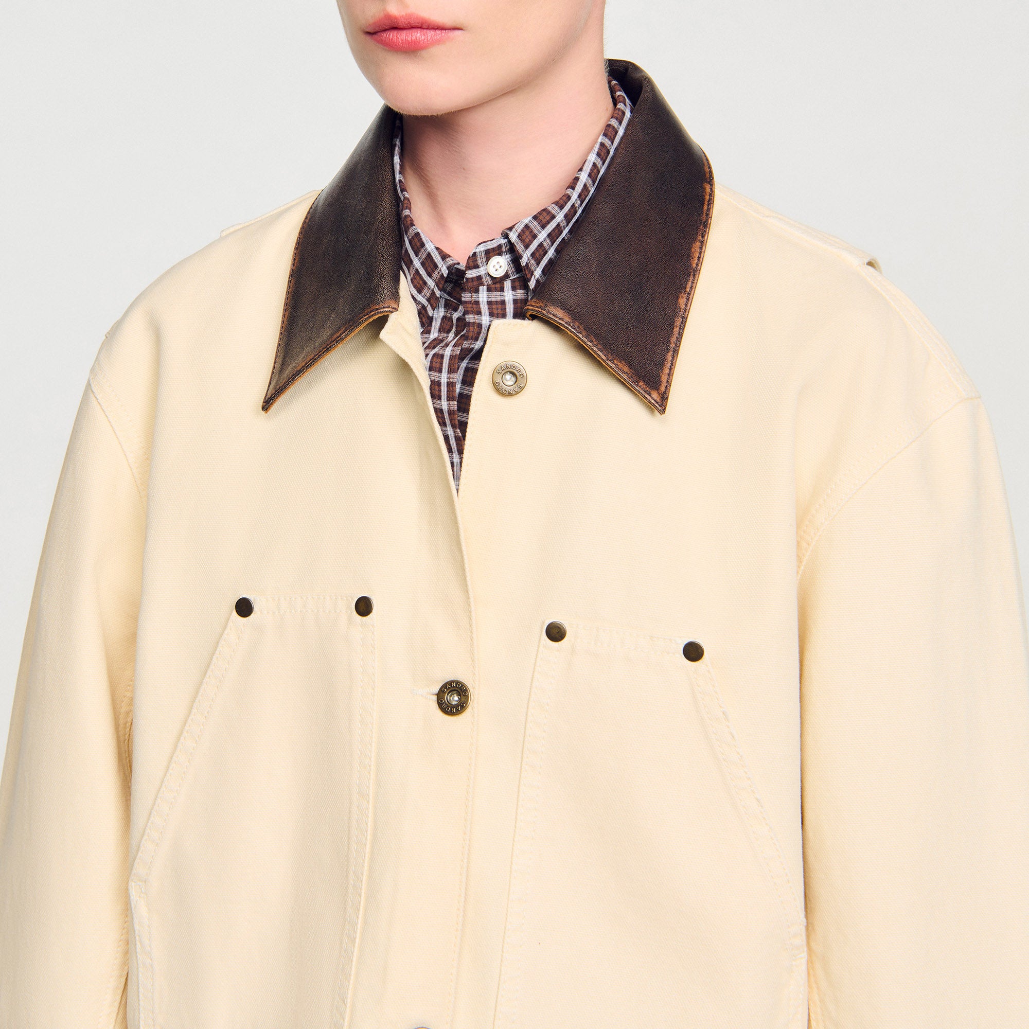Daven Workwear Jacket Ecru