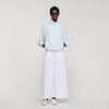 Jayn Embroidered Collar Oversized Jacket Sky Blue