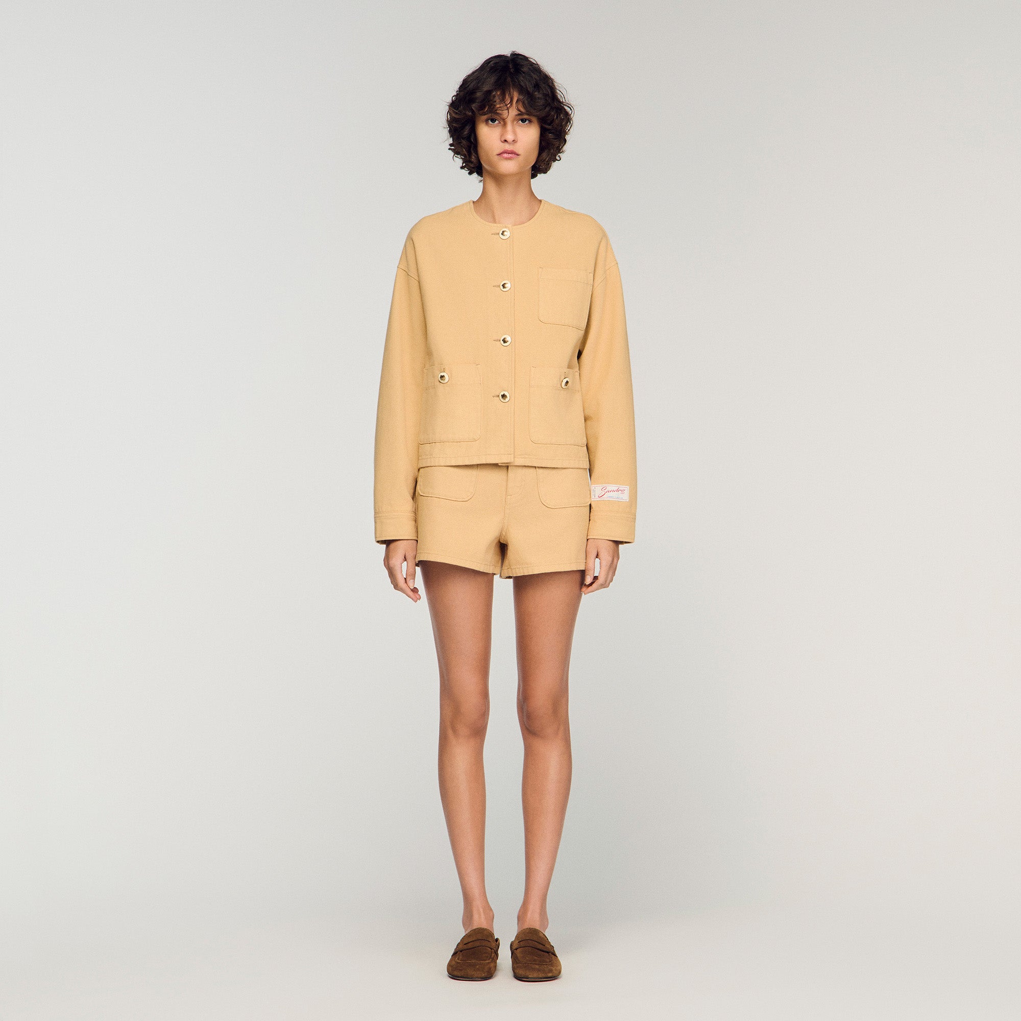 Denim Jacket Beige