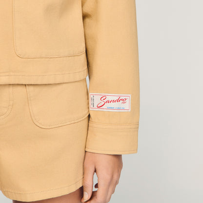 Denim Jacket Beige