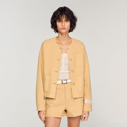 Denim Jacket Beige