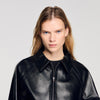 Madison Lamb Leather Jacket Black