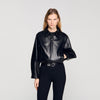 Madison Lamb Leather Jacket Black