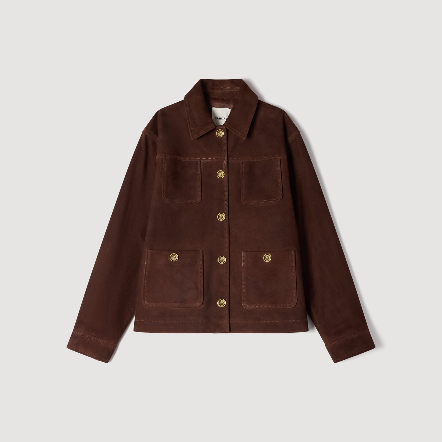 Deniz Suede Jacket BLACK BROWN