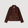 Deniz Suede Jacket BLACK BROWN