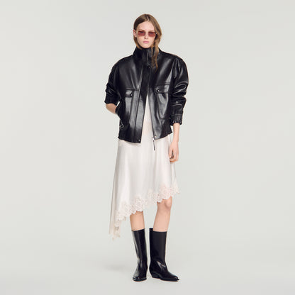 Mickael  Structured Jacket Black Brown