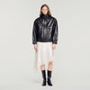 Mickael  Structured Jacket Black Brown