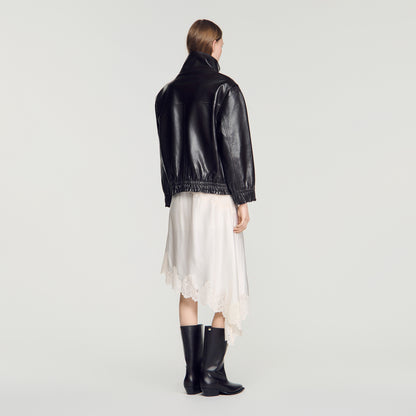 Mickael  Structured Jacket Black Brown