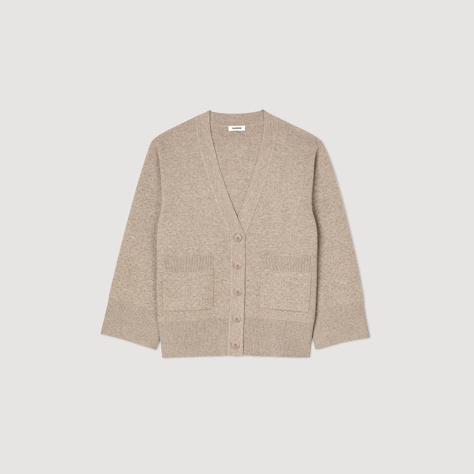 Sandro long cardigan with long sleeves deals