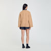Long Wool Cardigan Camel
