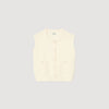 Textured Tweed Cardigan Ecru