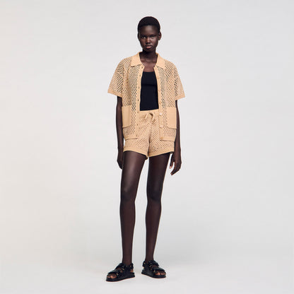 Elio Strass Cardigan Sand