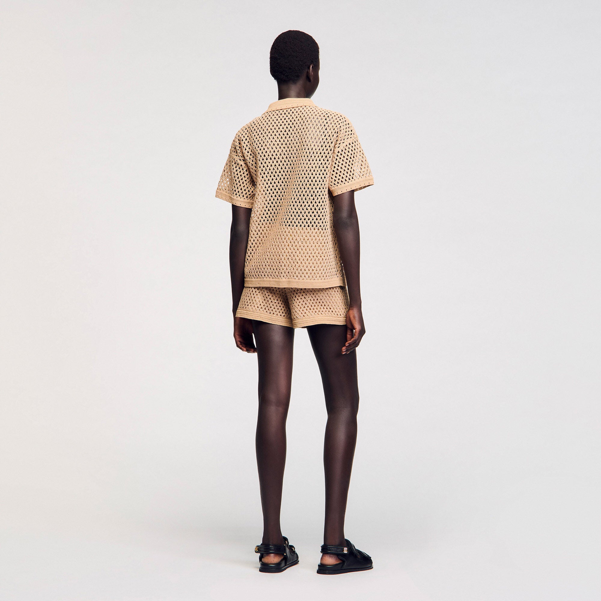 Elio Strass Cardigan Sand