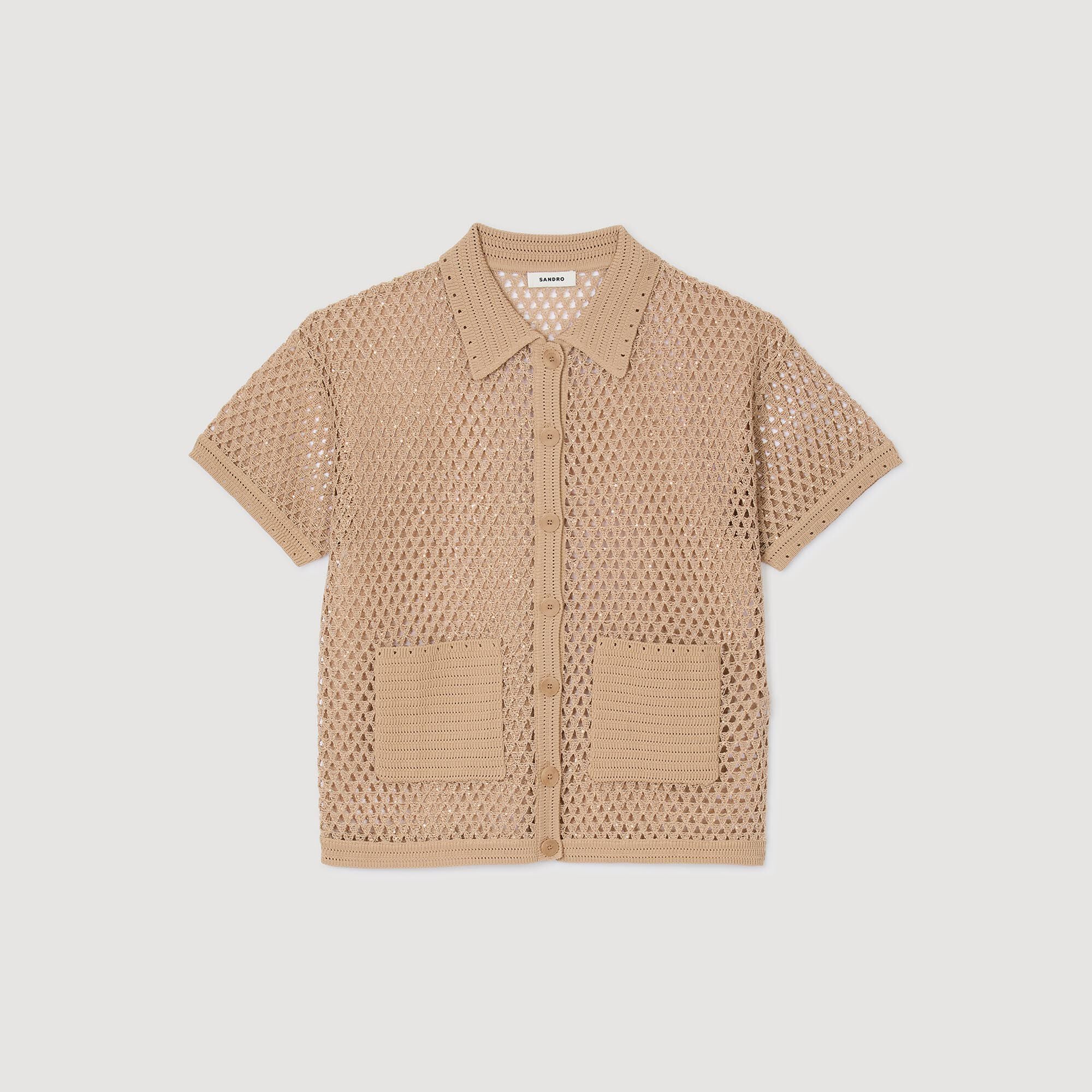 Elio Strass Cardigan Sand