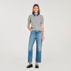 Mado Cardigan With Denim Collar Grey