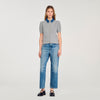 Mado Cardigan With Denim Collar Grey