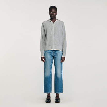 Ysilde Hooded Cardigan Grey