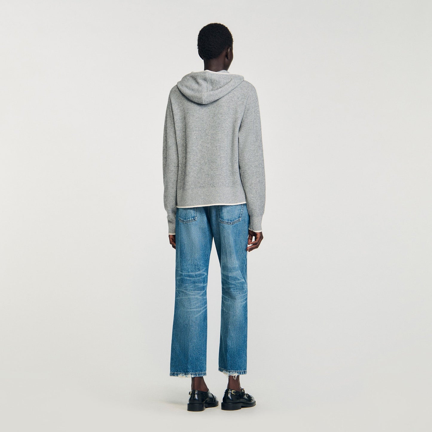 Ysilde Hooded Cardigan Grey