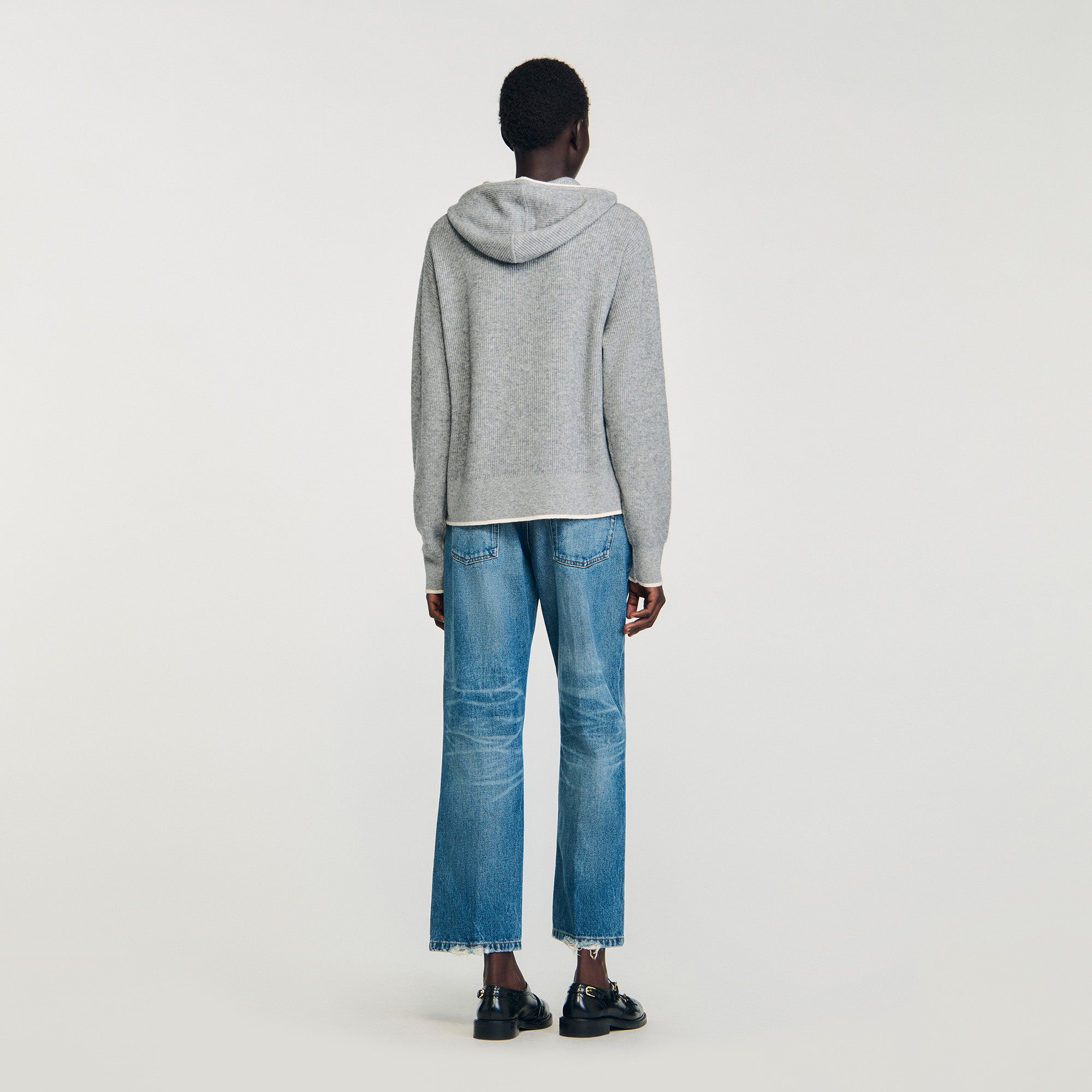 Ysilde Hooded Cardigan Grey