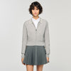 Ameo Cardigan With Beaded Collar Grey