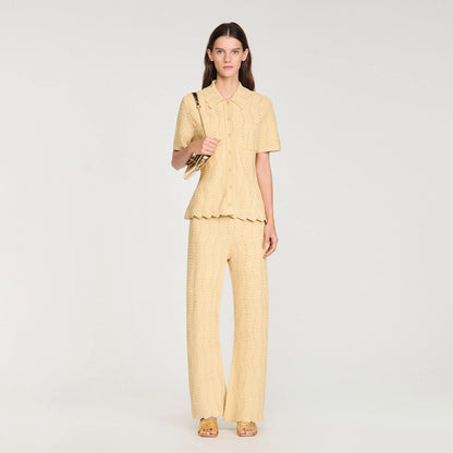 Lola Strass Cardigan Gold