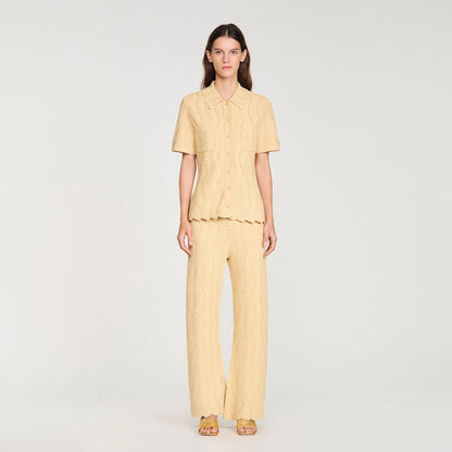 Lola Strass Cardigan Gold