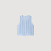 Miguel Beaded Crochet Cardigan Sky Blue