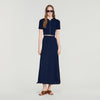Heddy  Knit Cardigan Navy Blue
