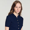 Heddy  Knit Cardigan Navy Blue