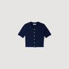 Heddy  Knit Cardigan Navy Blue